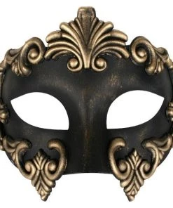 Tomfoolery Lorenzo Men's Masquerade Baroque Inspired Venetian Style Mask