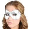 Tomfoolery Masquerade Silver Fashion Mask Womens