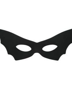 Tomfoolery Womens Foxy Black Masquerade Mask