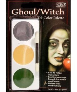 Womens Ghoul Witch Mehron Tri-Colour Palette