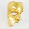 Carta Alta Mens Phantom Of The Opera Gold Venetian Masquerade Mask 1 Carta Alta Mens Phantom Of The Opera Gold Venetian Masquerade Mask