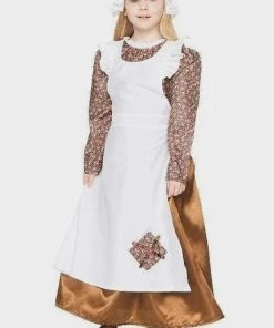 Karnival Costumes Kids Historical Poor Girl Victorian Era Costume