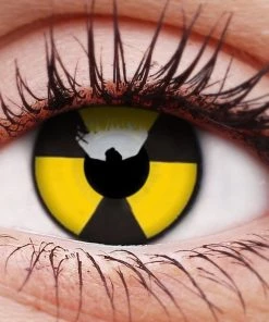 ColourVue Radiate Yellow Contact Lenses Buy Costumes