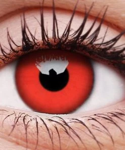 ColourVue Buy Costumes Red Devil 1 YEAR Contact Lenses