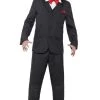 Smiffy's Saw Jigsaw Puppet Adult Halloween Costume Mens Licensed Fancy Dress