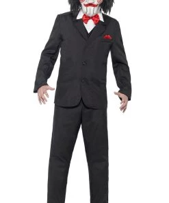 Smiffy's Saw Jigsaw Puppet Adult Halloween Costume Mens Licensed Fancy Dress