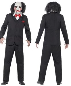 Smiffy's Saw Jigsaw Puppet Adult Halloween Costume Mens Licensed Fancy Dress