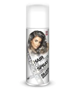 Carnival Products Silver Glitter Hair Spray Womens