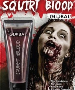 Global Colours Blood Realistic Fake Squirt Halloween Costume Make-up Womens