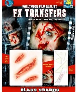 Tinsley Transfers Glass Shards Fake Wound Horror Makeup Halloween 3D FX Transfers