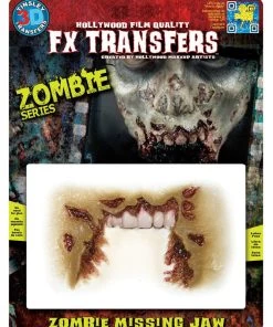 Tinsley Transfers Zombie Missing Jaw Halloween Costume Makeup 3D FX Transfers Buy Costumes
