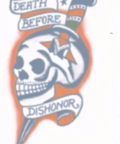 Tinsley Transfer Womens Skull Temporary Tattoo