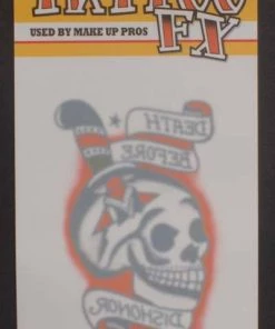 Tinsley Transfer Womens Skull Temporary Tattoo