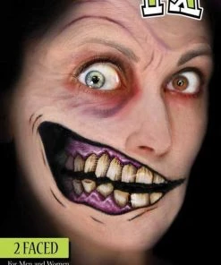 Tinsley Transfers Two Faced Big Mouth 2 Faced Temporary Tattoos Womens