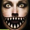 Tinsley Transfers Cheshire Big Mouth Temporary Halloween Face Tattoo 1 Tinsley Transfers Cheshire Big Mouth Temporary Halloween Face Tattoo