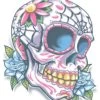 Tinsley Transfers Calaveras Day Of The Dead Temporary Tattoo