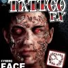 Tinsley Transfers Cyborg Fake Temporary Face Tattoo Halloween Costume Makeup Womens