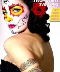 Tinsley Transfers Gypsy Skull - Body Bands - Temporary Tattoo