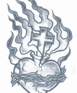 Interalia Heart Temporary Tattoo