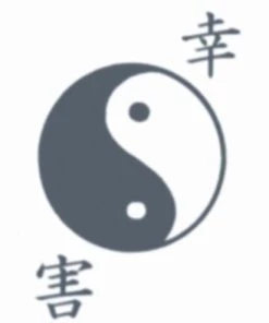 Tinsley Transfers Ying Yang Temporary Tattoo Womens