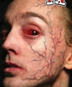 Tinsley Transfers Womens Possessed Trauma Temporary Face Tattoo