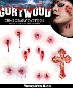 Tinsley Transfers Buy Costumes Vampire Kiss Temporary Tattoos