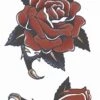 Carnival Products Womens Rose Vintage 1940 Temporary Tattoo Fake Stick-on Tattoos 1 Carnival Products Womens Rose Vintage 1940 Temporary Tattoo Fake Stick-on Tattoos