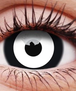 ColourVue The Doom Black & White Coloured Contact Lenses Buy Costumes