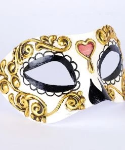 Carta Alta Womens Day Of The Dead Women's Mask Beautiful Death Masquerade