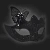 Carta Alta Butterfly Mask For Ladies Venetian Filigree Little Butterfly Black Womens