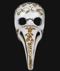 Carta Alta Plague Doctor Mask Venetian Naso Peste Masquerade Mens