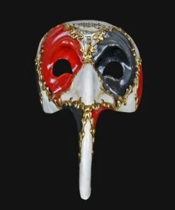 Carta Alta Mens Long Nose Vivaldi Men's Venetian Mask Music Classic Masquerade