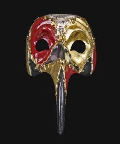 Carta Alta Mens Long Nose Vivaldi Men's Venetian Mask Music Classic Masquerade