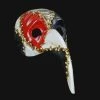 Carta Alta Mens Long Nose Vivaldi Men's Venetian Mask Music Classic Masquerade 1 Carta Alta Mens Long Nose Vivaldi Men's Venetian Mask Music Classic Masquerade