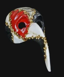 Carta Alta Mens Long Nose Vivaldi Men's Venetian Mask Music Classic Masquerade