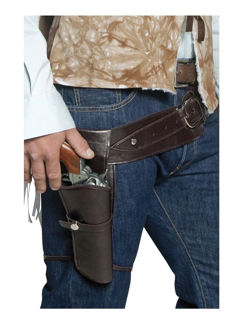 Smiffy's Western Single Gun Holster And Belt Fancy Dress Costume Accessory 3 Smiffy's Western Single Gun Holster And Belt Fancy Dress Costume Accessory