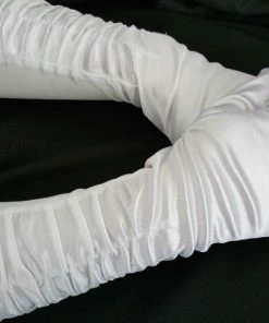 Interalia Womens Elbow Length White Gloves Ivory Evening Satin Wedding Opera Bridal