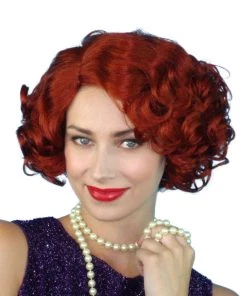 Carnival Products Womens Cabaret 20's Wig Auburn