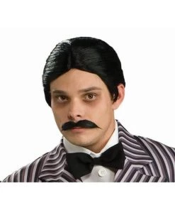 Rubie's Gomez Addams Family Wig And Moustache Set