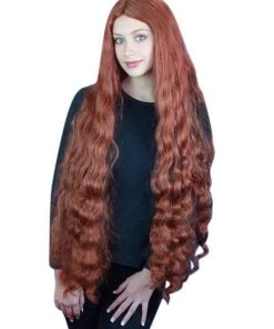 Carnival Products Ariel Mermaid Costume Wig Fairy Tale Fancy Dress
