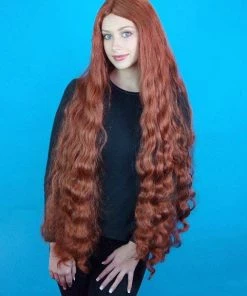 Carnival Products Ariel Mermaid Costume Wig Fairy Tale Fancy Dress