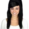 Carnival Products Womens Beehive Black 1960's Long Wig Priscilla Fancy Dress