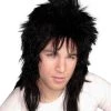 Carnival Products Mullet Black 80's Costume Wig