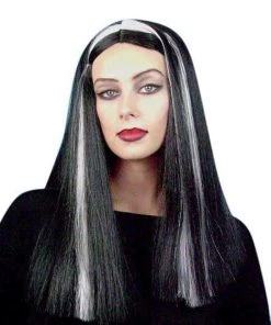 Carnival Products Womens Witch Streaked Halloween Costume Wig