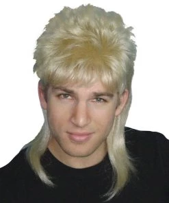 Carnival Products Mullet 80s Blonde Wig