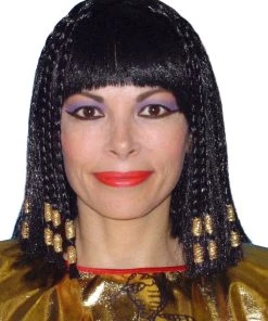 Carnival Products Cleopatra Braid Costume Wig Egyptian Fancy Dress Womens
