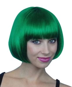 Carnival Products Leprechaun Green Bob Costume Wig Paddy's Day Fancy Dress Womens