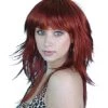 Carnival Products Retro Long Layered 70's Auburn Costume Wig Fancy Dress Womens