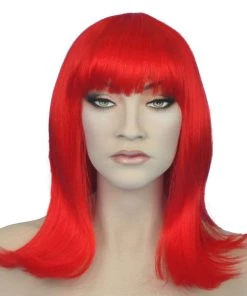 Carnival Products Womens Cleopatra Red Costume Wig Disco Fancy Dress