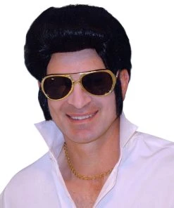 Carnival Products KING Of Rock N Roll Wig Mens